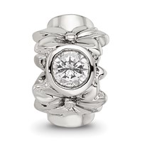 Sterling Silver Reflections CZ Bead view 3