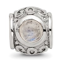 Sterling Silver Reflections Moonstone Bead view 3