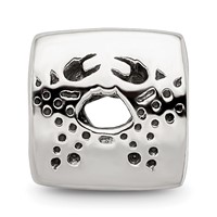 Sterling Silver Reflections Cancer Zodiac Antiqued Bead view 3