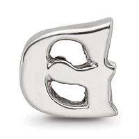 Sterling Silver Reflections Letter G Bead view 3