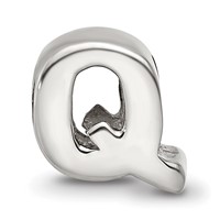 Sterling Silver Reflections Letter Q Bead view 3