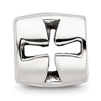 Sterling Silver Reflections Maltese Cross Bead view 3