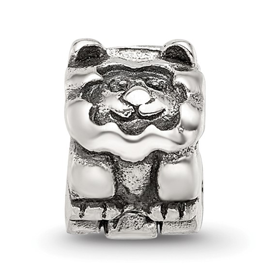 Sterling Silver Reflections Kids Lion Clip Bead