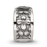 Sterling Silver Reflections Kids Floral Clip Bead view 3