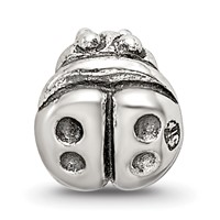 Sterling Silver Reflections Kids Ladybug Bead view 3
