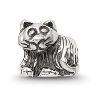 Sterling Silver Reflections Kids Kitten Bead view 3