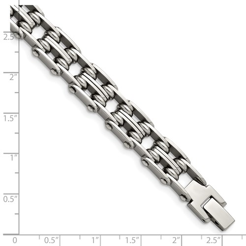 Chisel Stainless Steel Polished Bracelet | Chisel Jewelry ...
